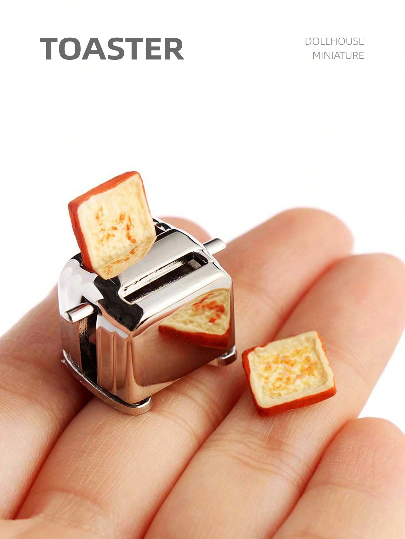 Kitchen Appliances Usa - Miniaturowy toster do domku dla lalek
