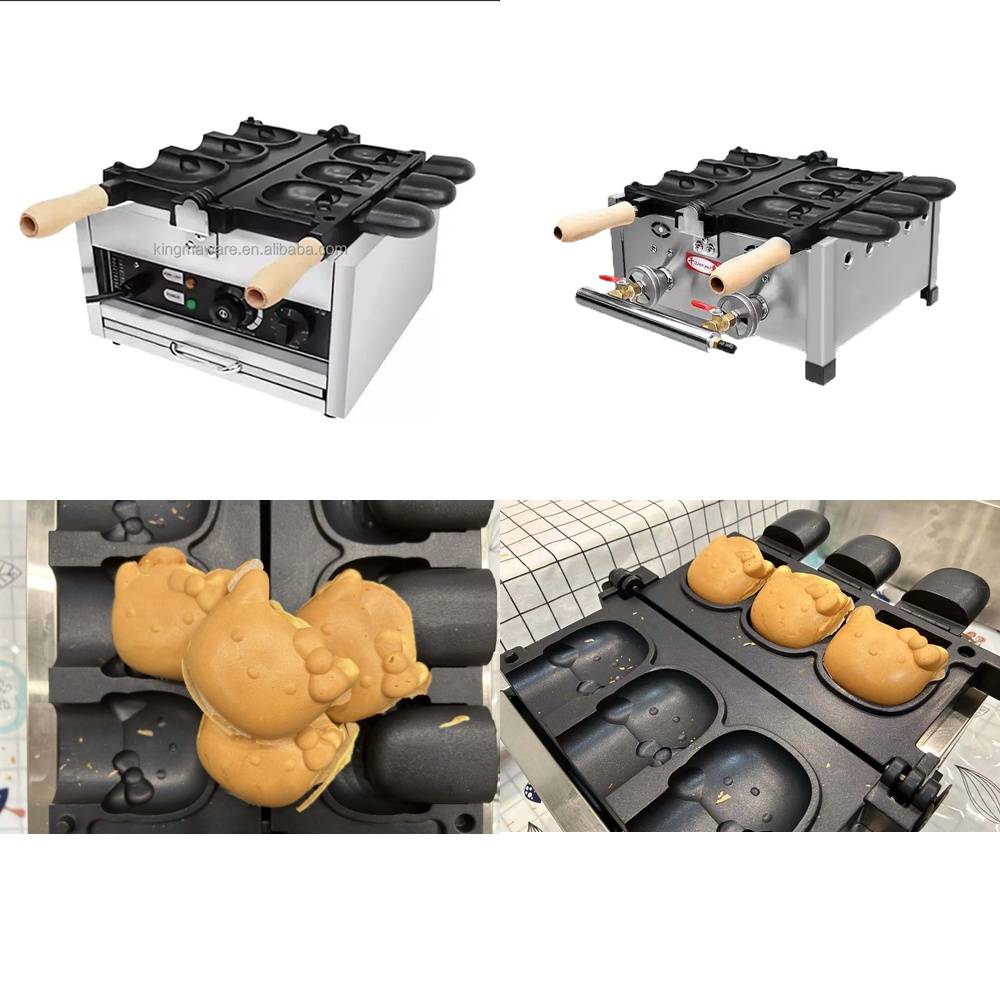 Ice Cream Maker Electric - Elektryczna maszyna do gofrów w kształcie