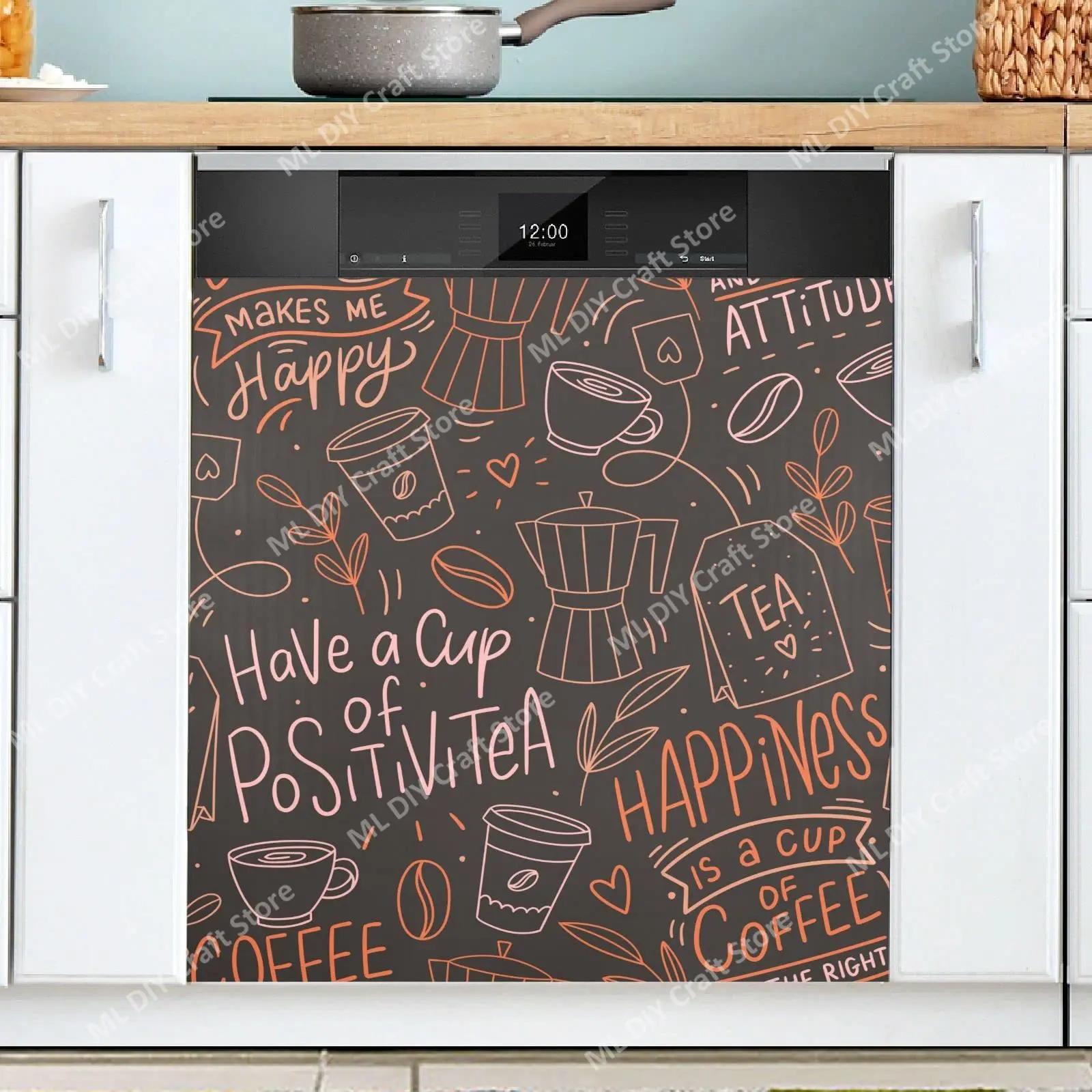 Retro Coffee Topics Cafe Desig – Kitchen Appliances Pictures recenzja i cena