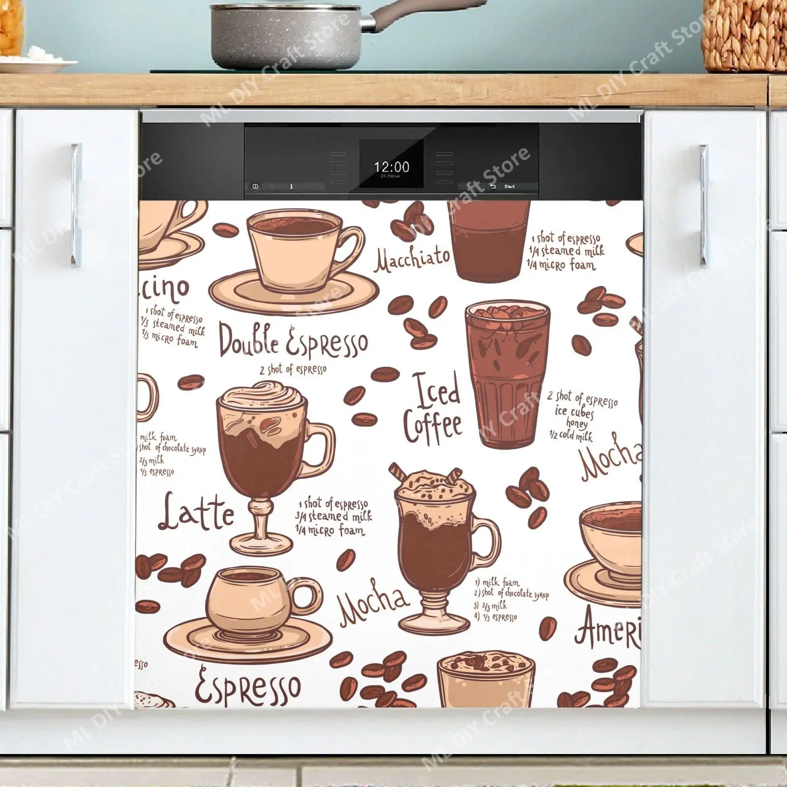 Retro Coffee Topics Cafe Desig – Kitchen Appliances Pictures recenzja i cena